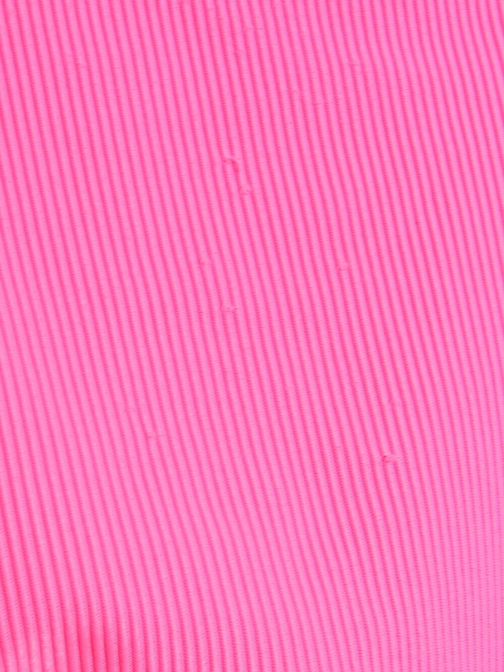 Beach Riot Celine One Piece Swimsuit Neon Pink Ribbed Cut Out Asymmetrical Large - Picture 9 of 16